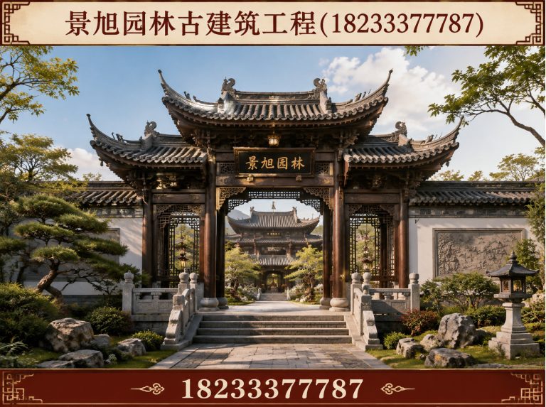 保定白沟新城仿古牌楼展示图