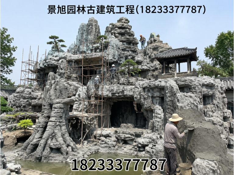 保定白沟新城塑山展示图